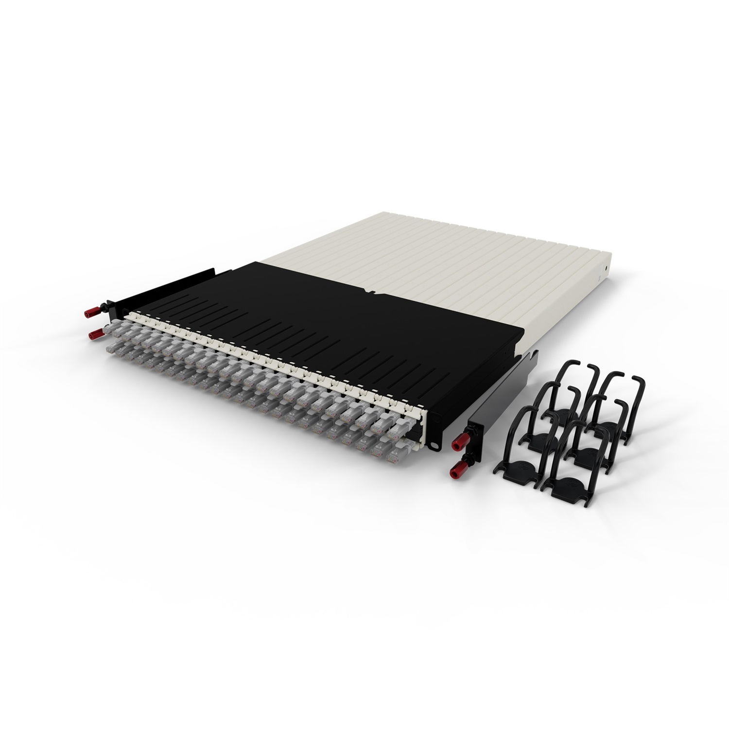 PATCHBOX PONE30UTPSL Cavo di Rete Grigio 1,8 m Cat6a U/UTP con Connettori RJ-45 e Placcatura Oro