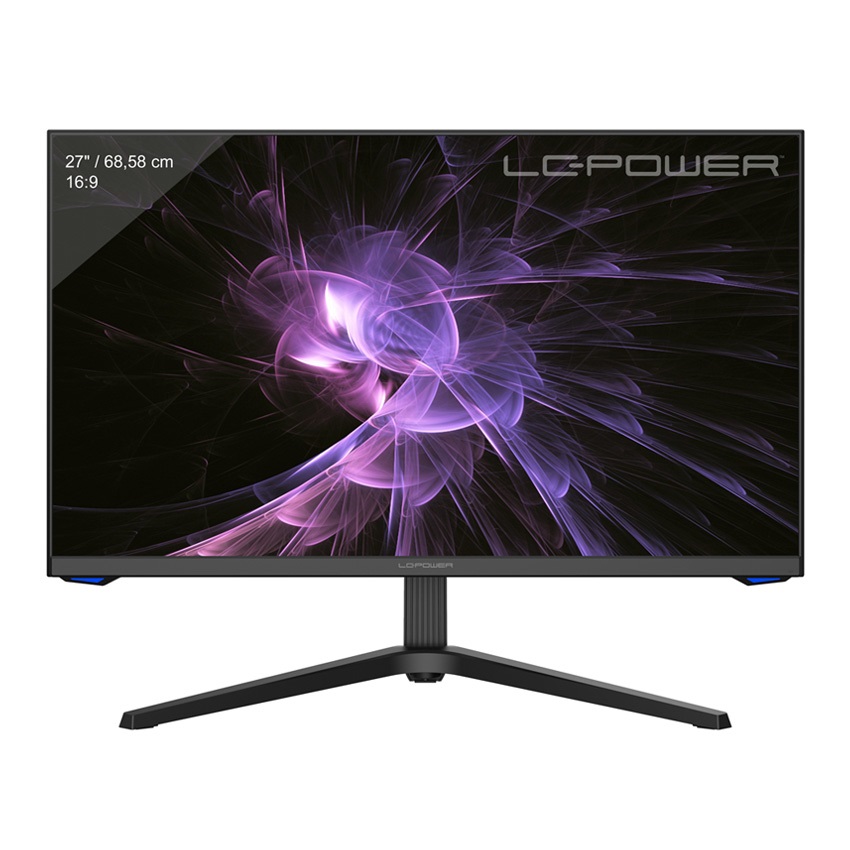 LC-Power LC-M27-QHD-180 Monitor Gaming 27 Pollici QHD 2560x1440, IPS, 180 Hz, 1 ms, Adaptive Sync, 99% sRGB, HDMI 2.0, DisplayPort 1.4, Nero