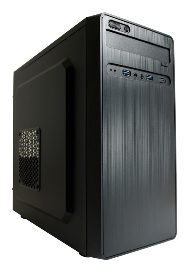 LC-Power Case Micro-ATX LC-2017MB-ON Nero con Audio HD e gestione cavi