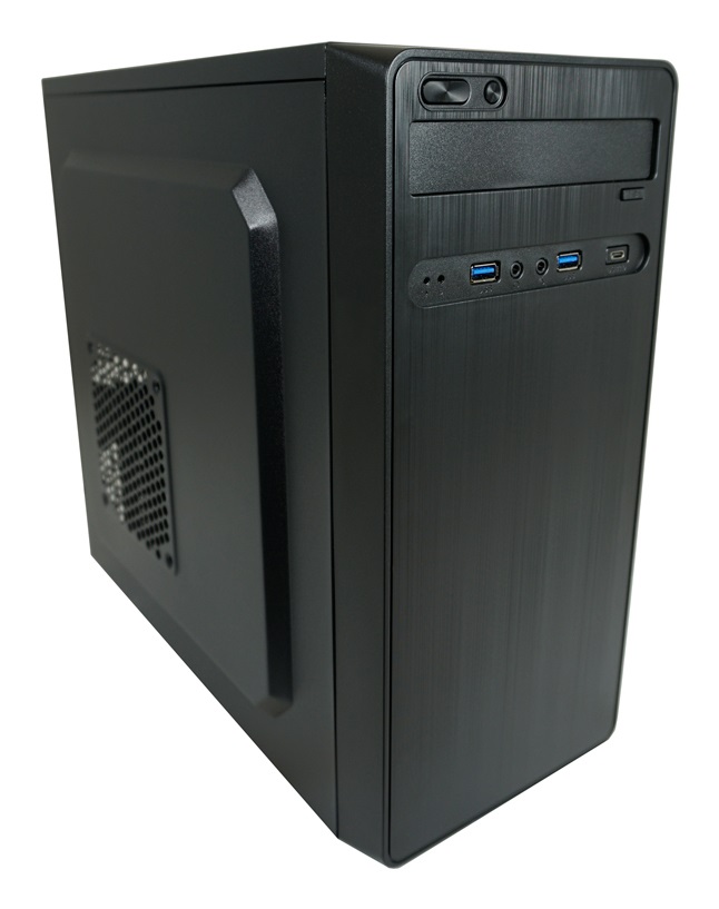 LC-Power Case Micro-ATX LC-2017MB-ON Nero con Audio HD e gestione cavi