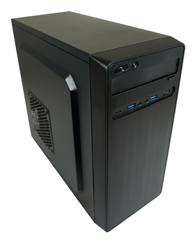 LC-Power Case Micro-ATX LC-2017MB-ON Nero con Audio HD e gestione cavi