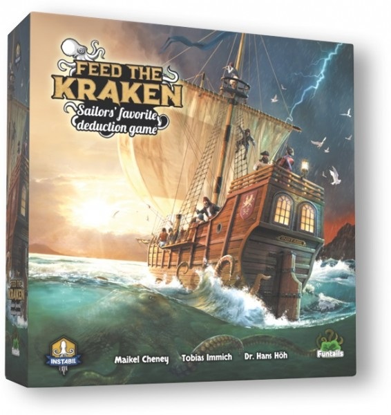 Funtails Feed the Kraken - Gioco da tavolo Edizione Base in Tedesco e Inglese