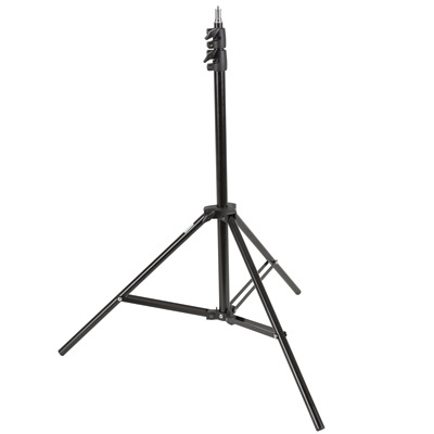 Helios LS10 Treppiede per Luce Fotografica Pneumatica - Altezza Regolabile 80-195 cm, Portata 3 kg, Peso 1270 g