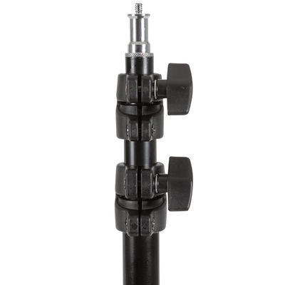 Helios LS10 Treppiede per Luce Fotografica Pneumatica - Altezza Regolabile 80-195 cm, Portata 3 kg, Peso 1270 g