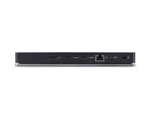 Acer Docking Station USB Tipo-C NP.DCK11.01N - Docking, Ethernet 10/100/1000 Mbit/s, Connessione cuffia 3,5 mm, Colore Nero