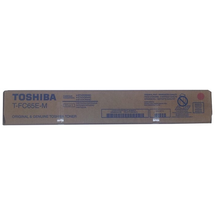 Toshiba T-FC65E-M Cartuccia Toner Originale Magenta per e-STUDIO 5540/6540/6550 - 30k