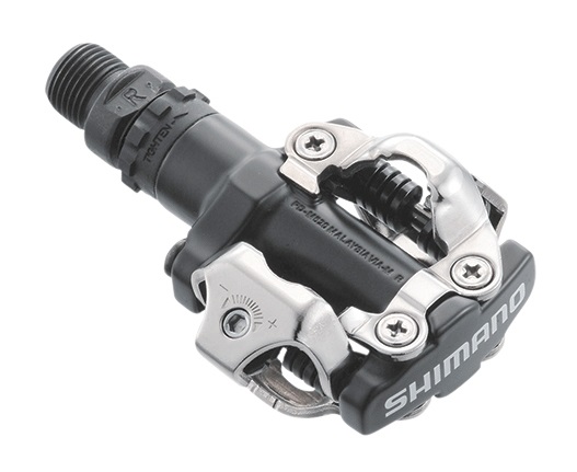 Shimano PD-M520 Pedali MTB SPD a Sgancio Rapido - Nero, con Tacchette SM-SH51