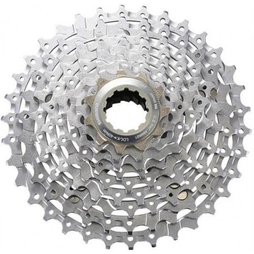 Shimano CS-M771-10 Cassetta Pignoni 10 Velocità 11-34Z Dyna-Sys Grigio