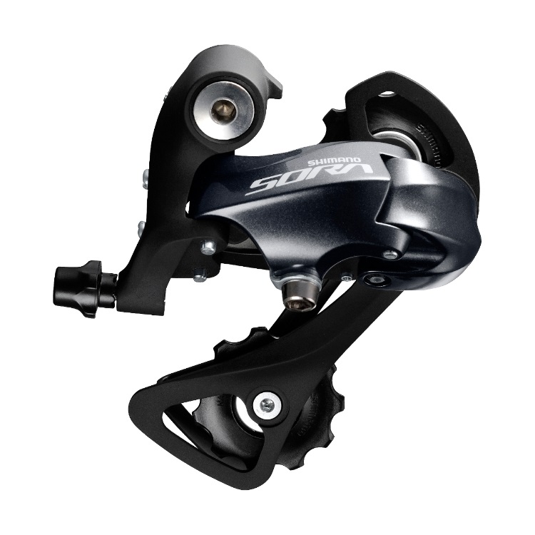 Shimano Sora RD-R3000SS - Deragliatore Posteriore 9 Velocità, Gabbia Corta, Colore Nero, Taglia L