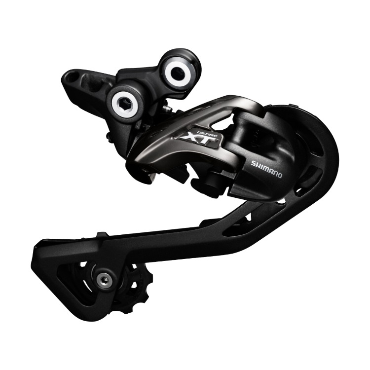 Shimano DEORE XT T8000 Cambio Posteriore Nero 10 Velocità Gabbia Lunga - Ideale per Trekking