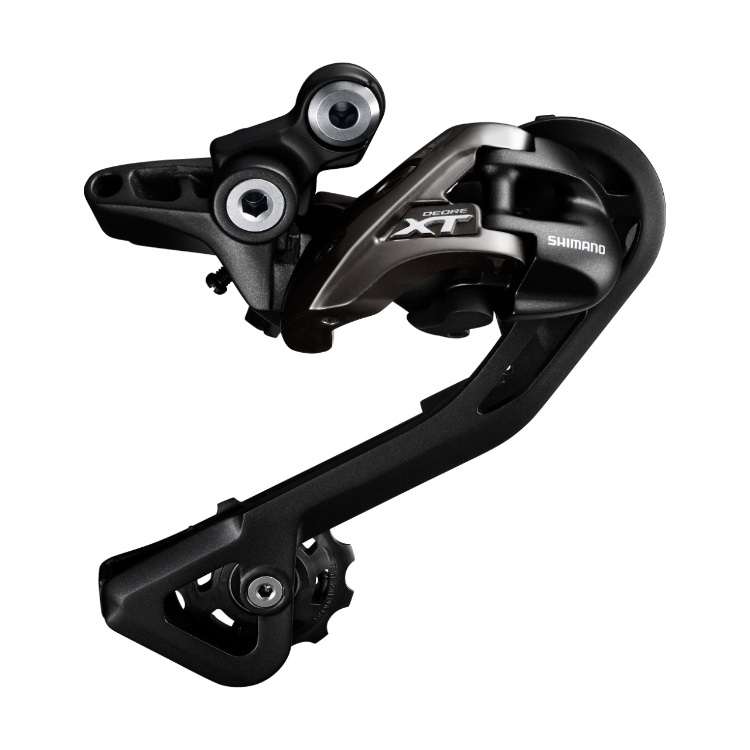 Shimano DEORE XT T8000 Cambio Posteriore Nero 10 Velocità Gabbia Lunga - Ideale per Trekking