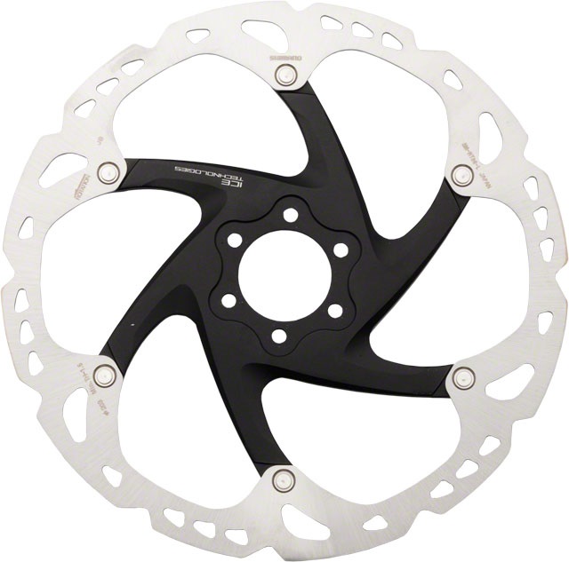 Shimano SM-RT86 Disco Freno Ice-Tech 160mm 6 Fori - Struttura a Sandwich in Acciaio Inox e Alluminio