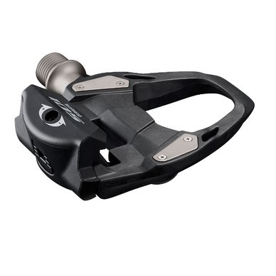 Shimano 105 R7000 SPD-SL Pedali da Strada Nero - Composito di Carbonio, Regolazione Tensione, Piattaforma Extra-Large