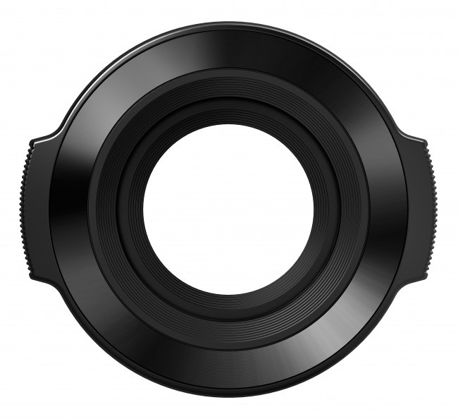 Olympus LC-37C Tappo Copriobiettivo con Meccanismo Automatico di Apertura per M.Zuiko Digital 14-42mm F3.5-5.6 EZ, Nero