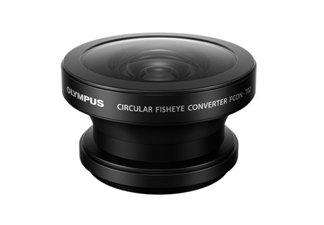 Olympus FCON-T02 Aggiuntivo Ottico Fish Eye per Fotocamere TG-1/TG-2/TG-3/TG-4/TG-5/TG-6/TG-7 - Ingrandimento 0,3x, 141 g