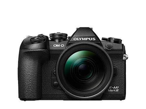 Olympus OM-D E-M1 Mark III MILC 20,4 MP MOS 5184 x 3888 Pixel, 4K Ultra HD, Stabilizzatore a 5 Assi, Wi-Fi e Bluetooth, Nero con Obiettivo M.Zuiko 12-40mm f2.8 PRO
