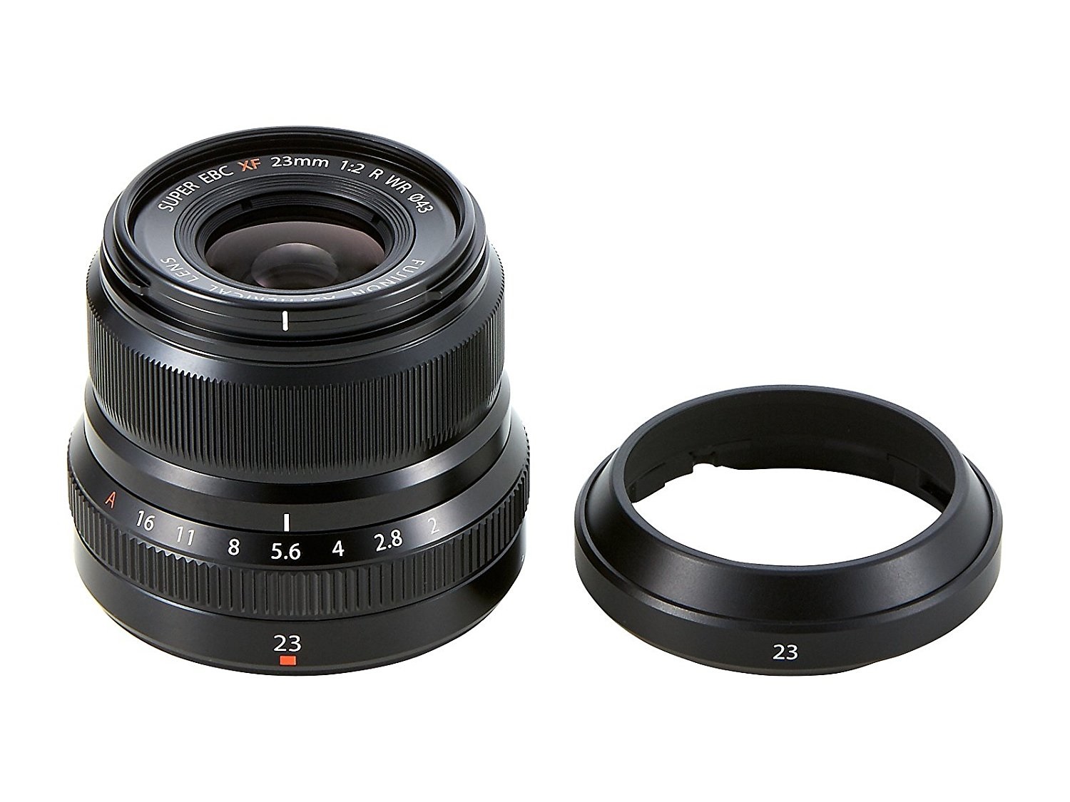 Fujifilm FUJINON XF 23mm F2.0 R WR Nero - Obiettivo Grandangolare con Elevata Risoluzione e Messa a Fuoco Stepper Motor