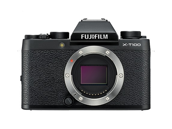 Fujifilm X-T100 Fotocamera Mirrorless Compatta Nero con Sensore APS-C da 24,2 MP