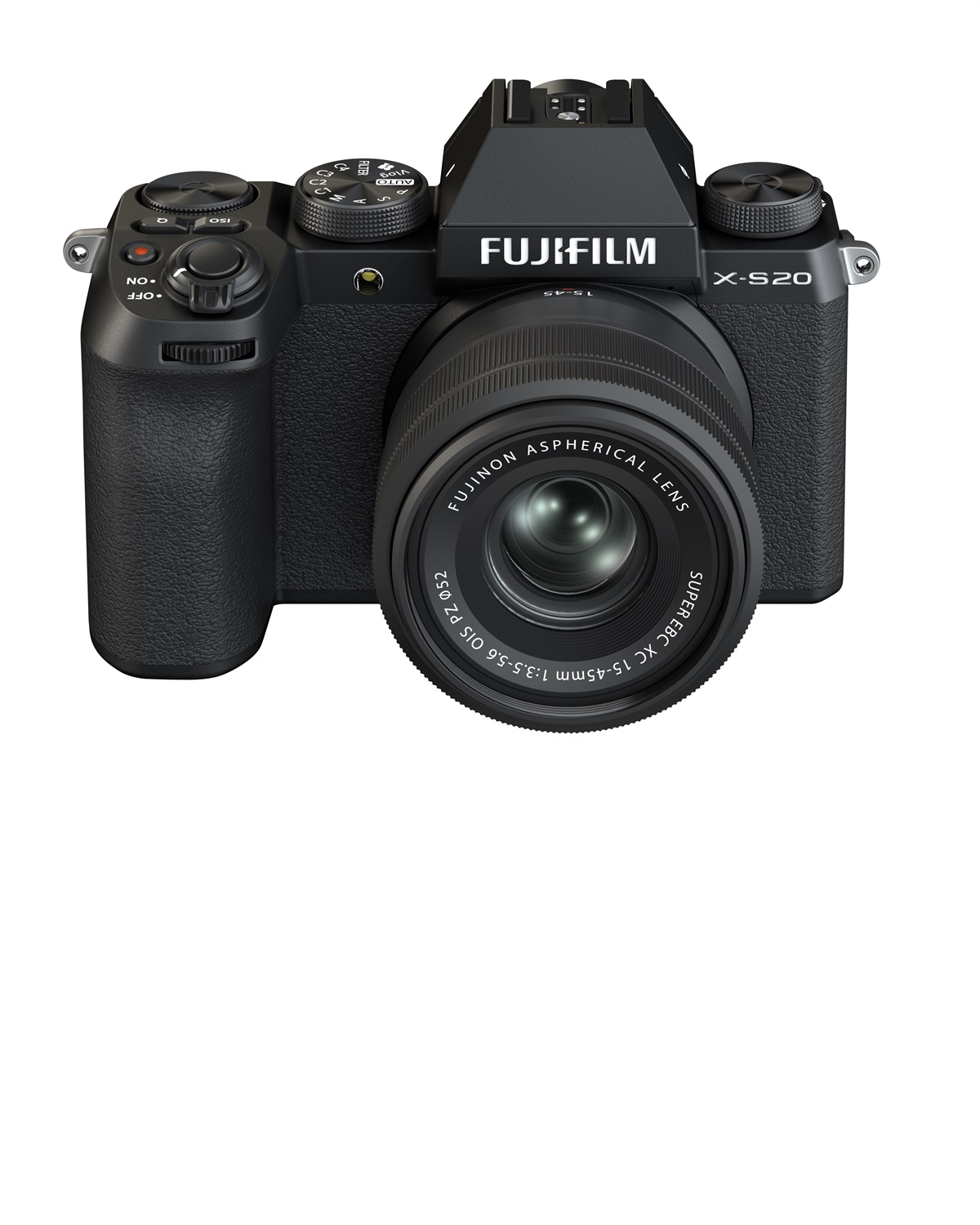 Fujifilm X-S20 Fotocamera Digitale Mirrorless 26,1 MP con Sensore X-Trans CMOS 4, Obiettivo XC 15-45mm F3.5-5.6 OIS PZ, Stabilizzazione IBIS, Video 6.2K, Mirino EVF e Schermo LCD Vari-angle