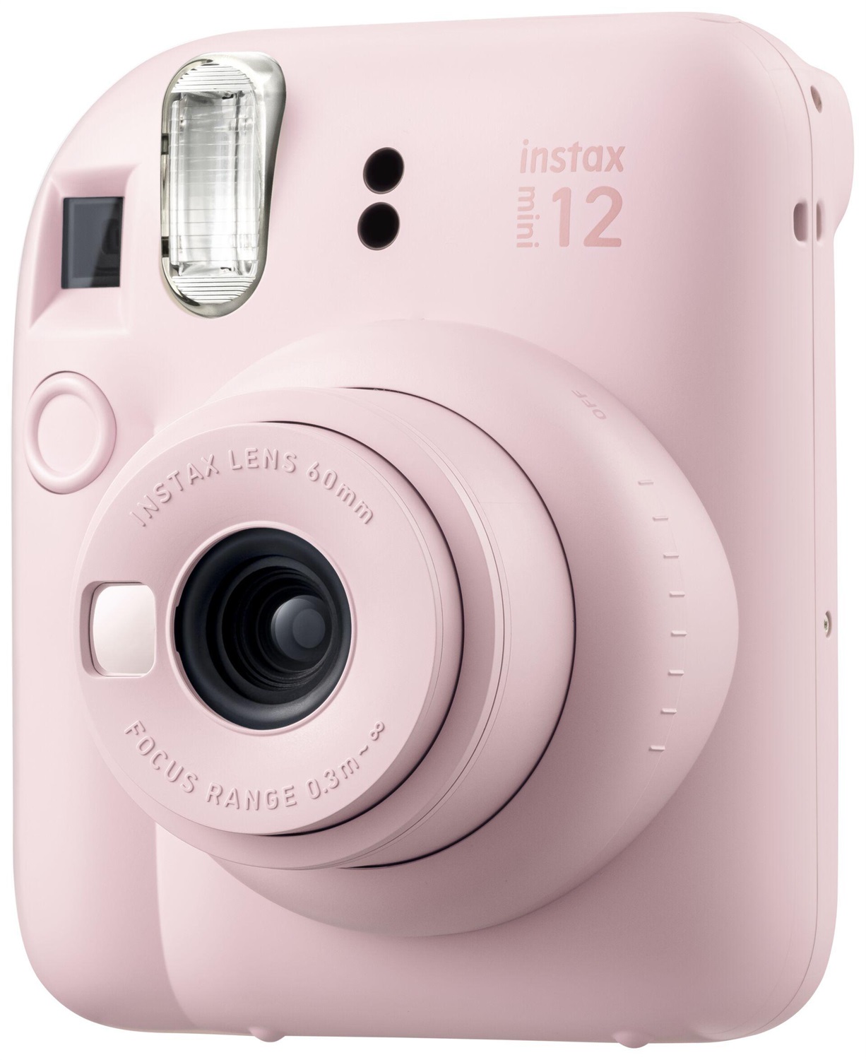 Fujifilm Instax Mini 12 Fotocamera Istantanea Blossom Pink con Stampa 86 x 54 mm, Specchietto Selfie e Modalità Close Up