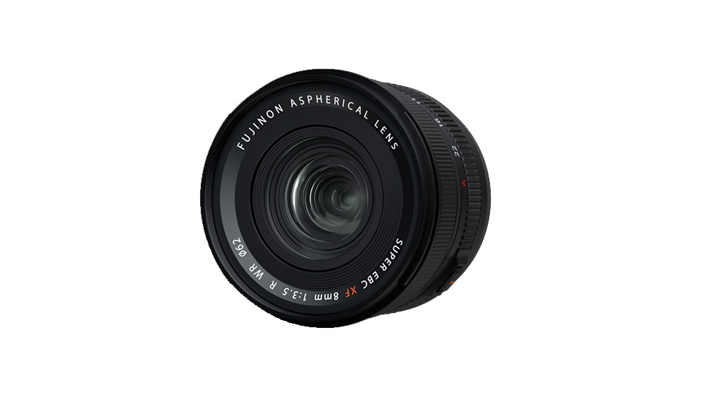 Fujifilm FUJINON XF8mmF3.5 R WR - Obiettivo ultra grandangolare f/3.5 per mirrorless, attacco X mount, resistente alle intemperie, angolo di vista 121°