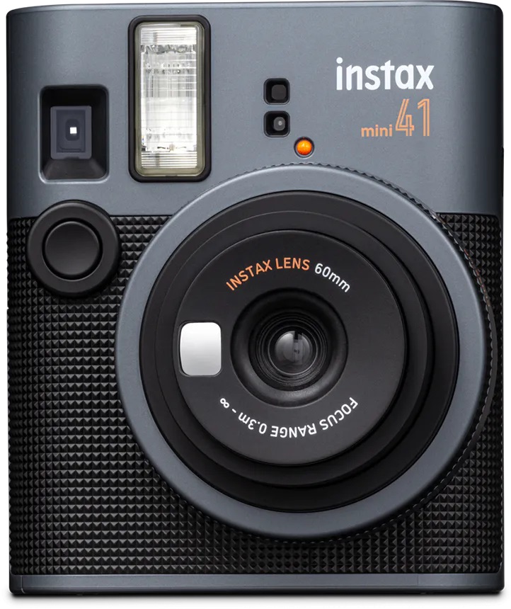 Fujifilm Instax Mini 41 - Fotocamera Istantanea Nera con Stampa 62 x 46 mm