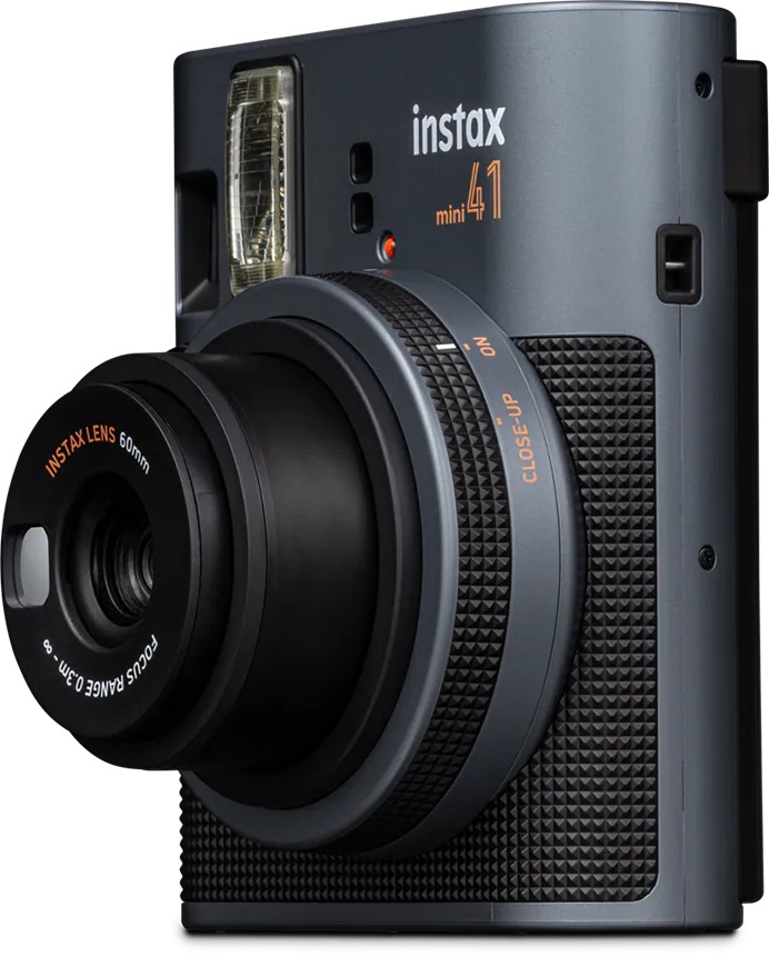 Fujifilm Instax Mini 41 - Fotocamera Istantanea Nera con Stampa 62 x 46 mm