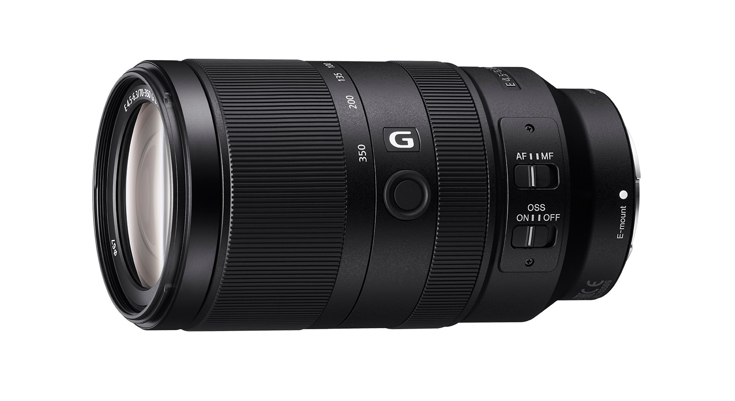 Sony E 70-350mm f/4.5-6.3 G OSS - Teleobiettivo zoom per fotocamere APS-C con attacco E-mount, equivalente a 105-525mm, ideale per sport e natura