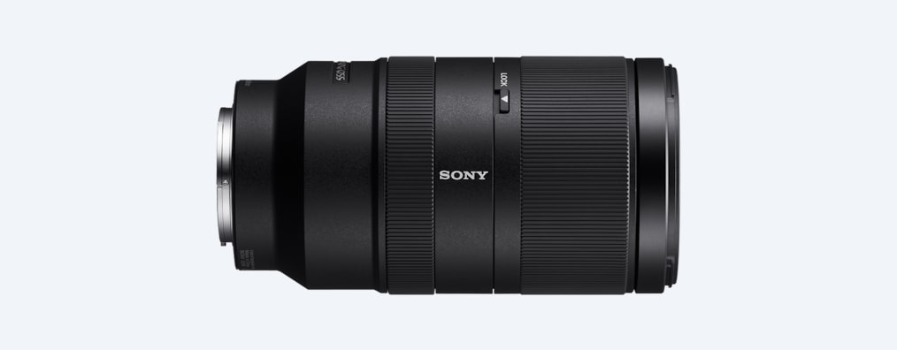 Sony E 70-350mm f/4.5-6.3 G OSS - Teleobiettivo zoom per fotocamere APS-C con attacco E-mount, equivalente a 105-525mm, ideale per sport e natura