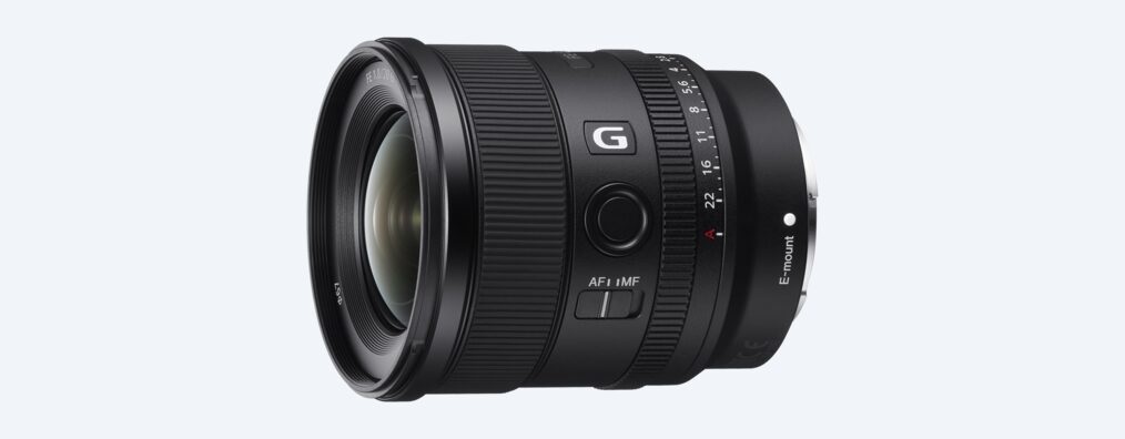 Sony FE 20mm F1.8 G - Obiettivo Grandangolare Ultra-Ampio per Mirrorless Full-Frame con Attacco E, Messa a Fuoco Automatica