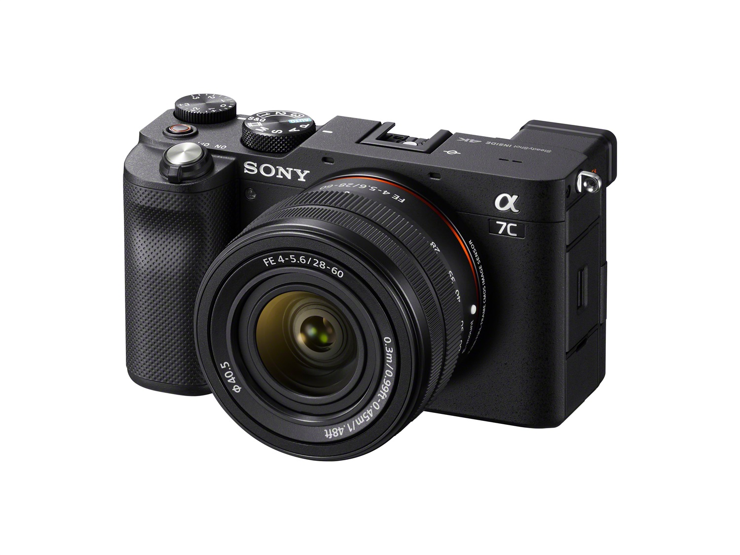 Sony Alpha 7 C - Fotocamera Digitale Mirrorless Full-frame 24,2 MP con Obiettivo SEL2860 Zoom 28-60mm F4-5.6 - Nero, Compatta e Leggera
