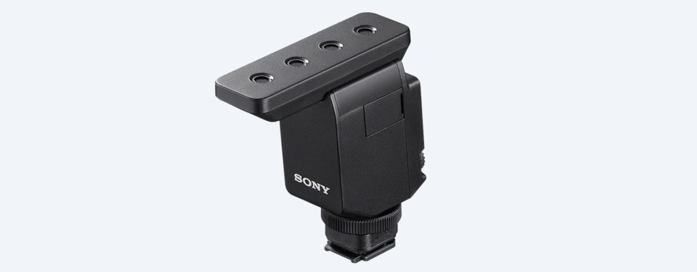 Sony ECM-B10 Nero - Microfono a Condensatore Supercardioide Professionale per Videomaking e Interviste, Alta Qualità Audio, Compatibile con Fotocamere e Smartphone
