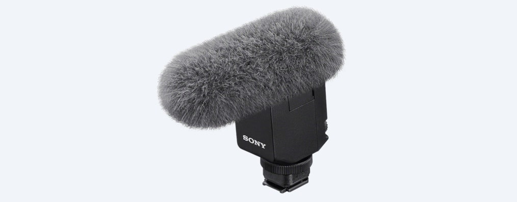 Sony ECM-B10 Nero - Microfono a Condensatore Supercardioide Professionale per Videomaking e Interviste, Alta Qualità Audio, Compatibile con Fotocamere e Smartphone