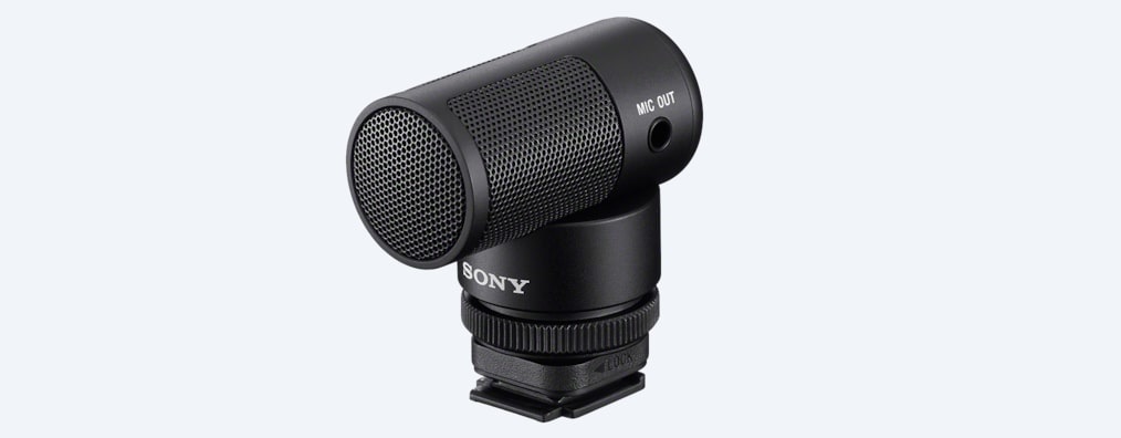 Sony ECM-G1 Microfono Shotgun Nero - Registrazione Audio di Alta Qualità per Fotocamera Digitale