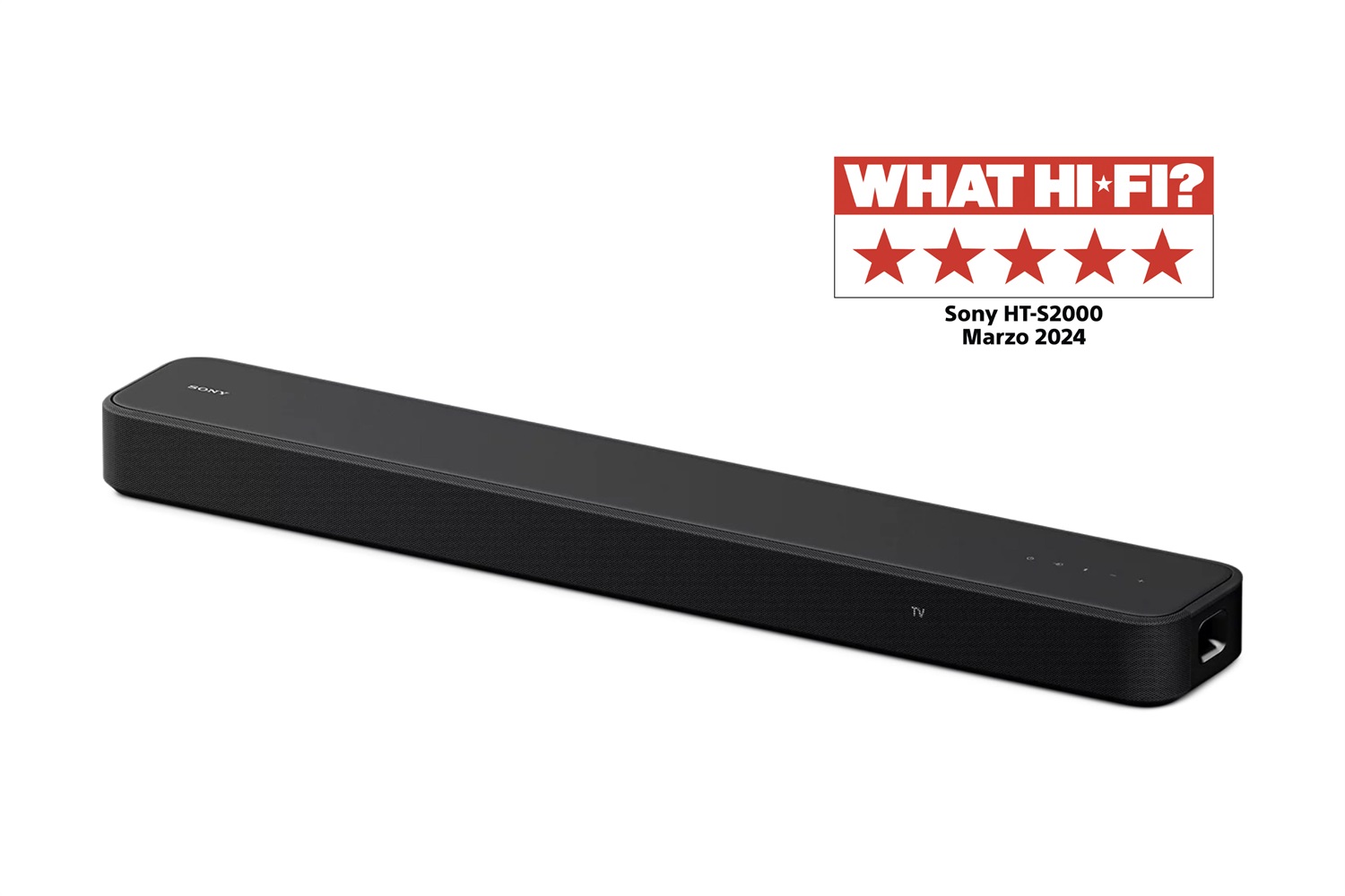 Sony HT-S2000 Soundbar Wireless 3.1 canali Dolby Atmos con 250 Watt, Bluetooth 5.2 e HDMI