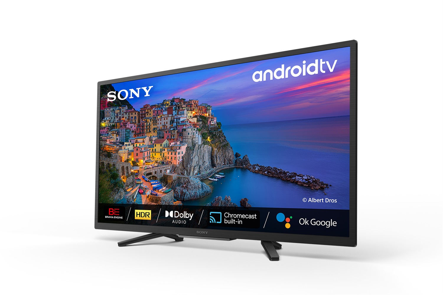 Sony BRAVIA KD-32W800 - Smart TV LED 32 Pollici HD Ready con High Dynamic Range (HDR), Android TV, Wi-Fi, Risoluzione 1366 x 768 Pixel
