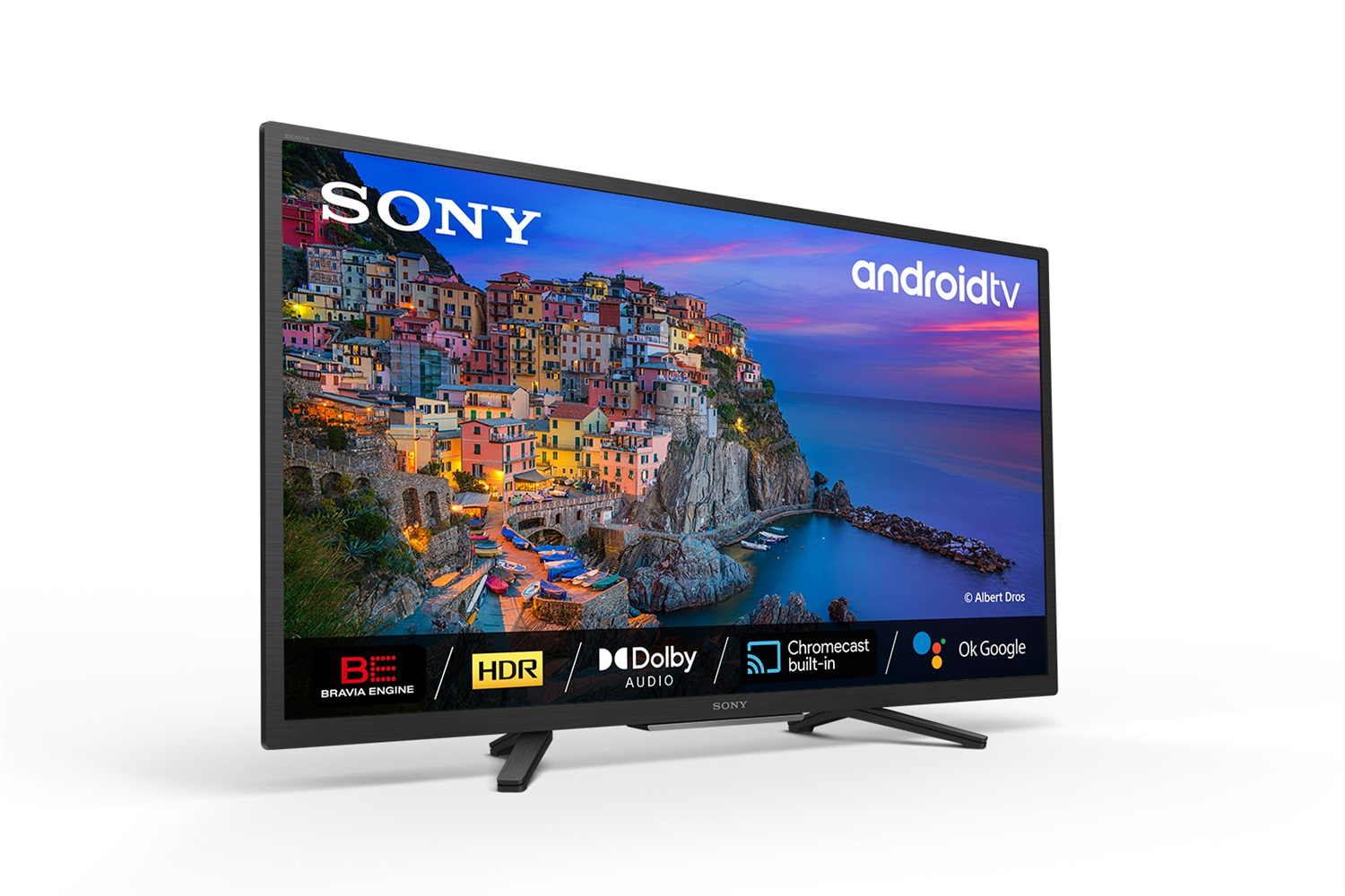 Sony BRAVIA KD-32W800 - Smart TV LED 32 Pollici HD Ready con High Dynamic Range (HDR), Android TV, Wi-Fi, Risoluzione 1366 x 768 Pixel