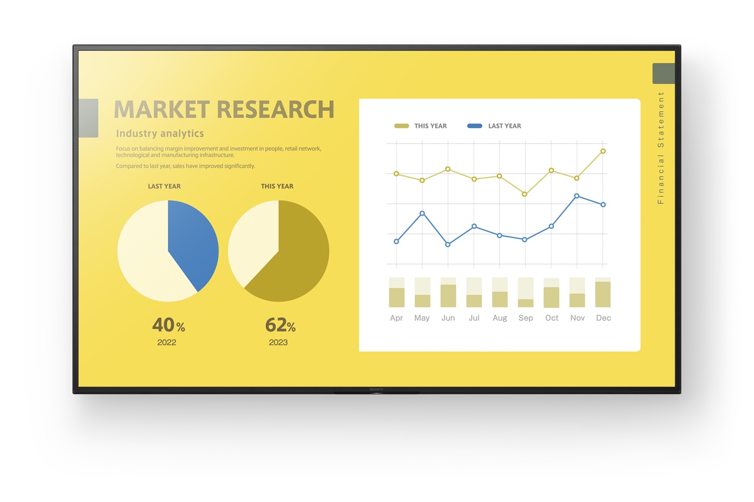 Sony FW-65EZ20L Display Professionale 65'' 4K Ultra HD LED Wi-Fi 350 cd/m² per Segnaletica Digitale