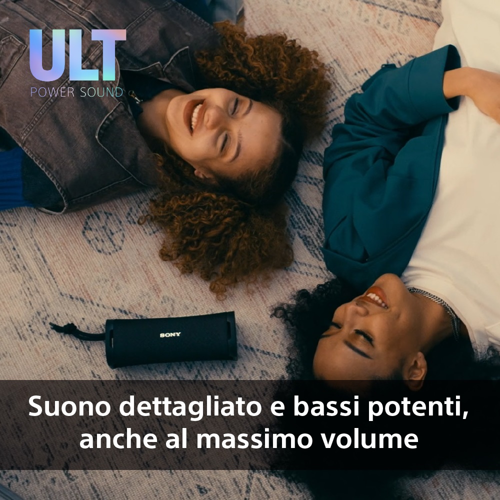 Sony ULT FIELD 1 - Speaker portatile wireless Bluetooth con ULT POWER SOUND, bassi profondi, IP67 impermeabile, antipolvere, antiurto, batteria da 12 ore, qualità chiamate chiara, colore Off White
