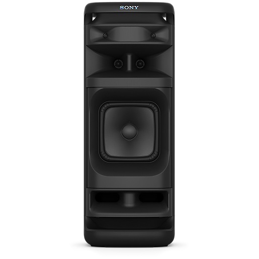 Sony ULT TOWER 10 - Altoparlante Bluetooth per feste con ULT POWER SOUND, bassi profondi, altoparlanti X-Balanced, illuminazione a LED a 360 gradi, microfono wireless, portatile con maniglia e ruote - Nero
