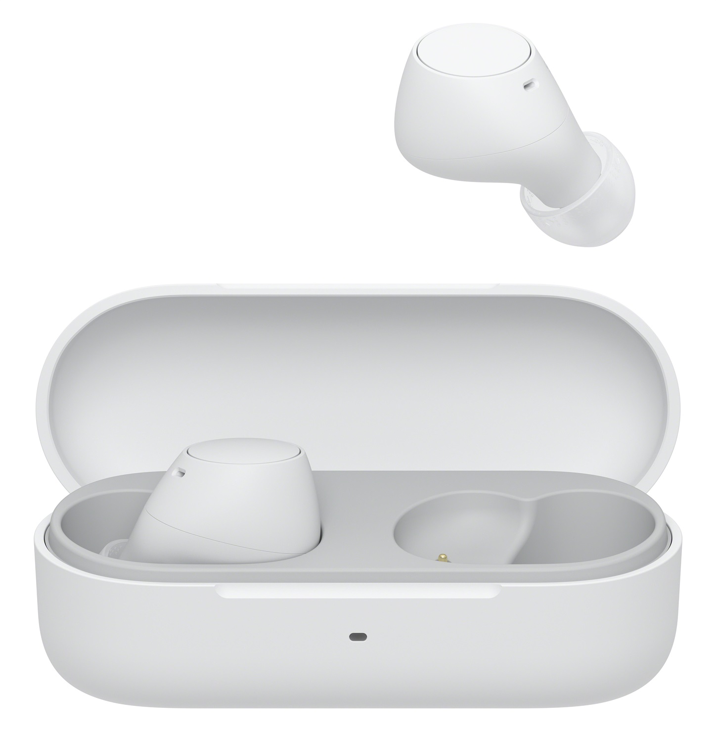 Sony WF-C510 | Cuffie True Wireless - Suono di alta qualità, Equalizzatore personalizzabile, Design Confortevole, Batteria da 22 ore, Ricarica Rapida, Connessione Bluetooth Multipoint, Ambient Sound Mode, Spotify Tap, Classificazione IPX4 - Bianco