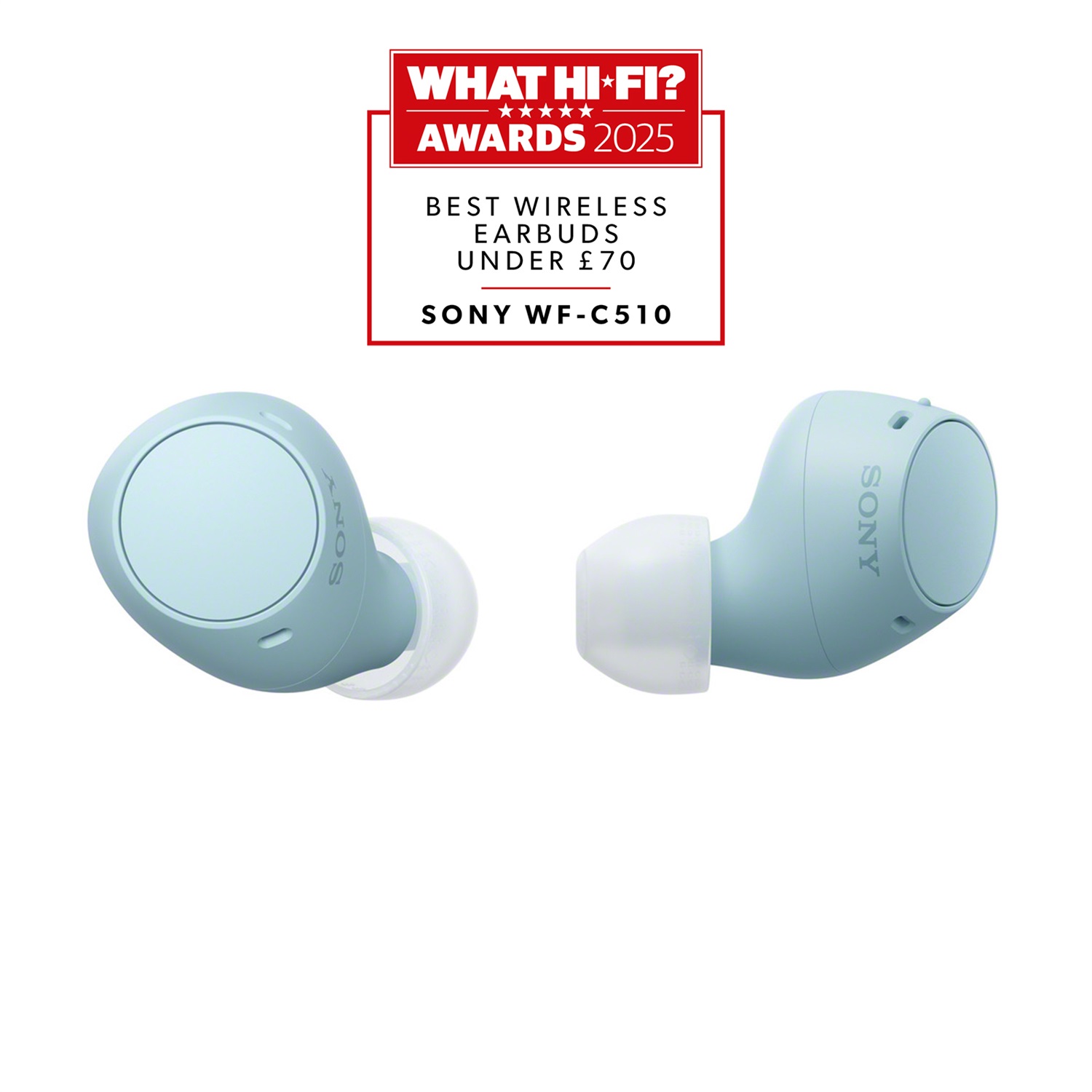 Sony WF-C510 Auricolari True Wireless In-ear Blu con Batteria da 22 ore, Bluetooth Multipoint, IPX4, Ricarica Rapida e Microfono