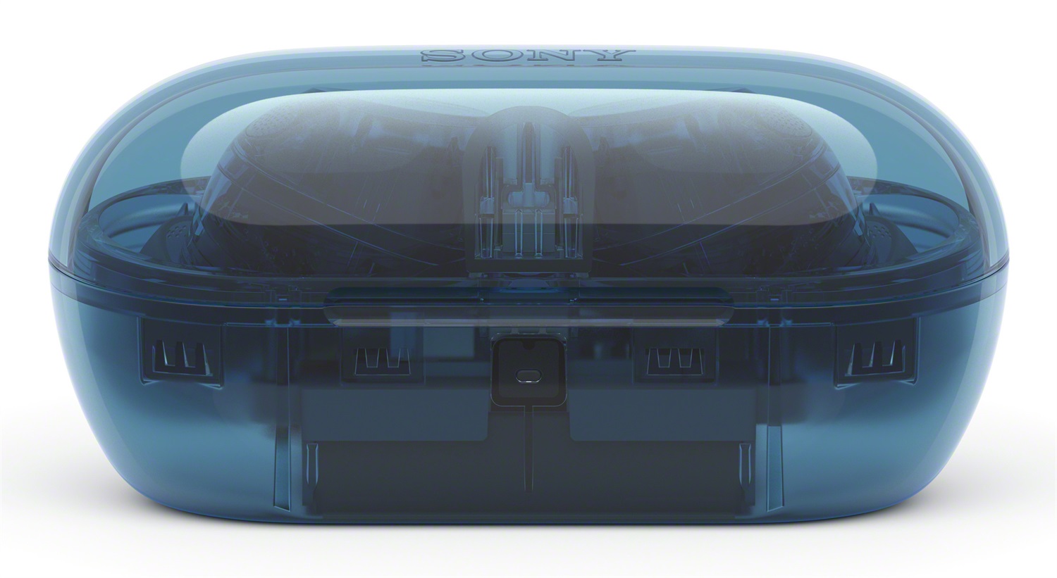 Sony WFC710NL.CE7 Auricolari True Wireless Bluetooth con Noise Cancelling, 40 ore di autonomia, IPX4, Blu Glass Blue