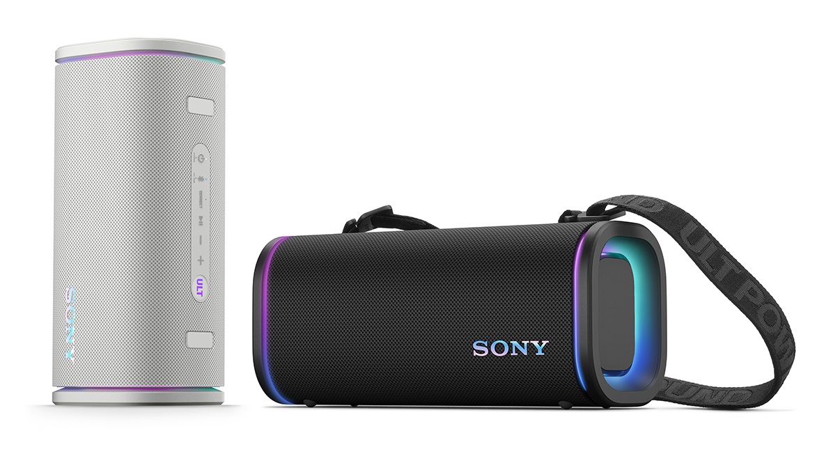 Sony ULT FIELD 5 Altoparlante Portatile Bluetooth Bianco 27 W con ULT POWER SOUND, IP67, Batteria da 25 Ore e Luci a 360°