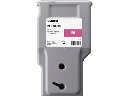 Canon PFI-207M Cartuccia d'Inchiostro Magenta Originale 300ml - Compatibile con iPF680, iPF685, iPF780, iPF785
