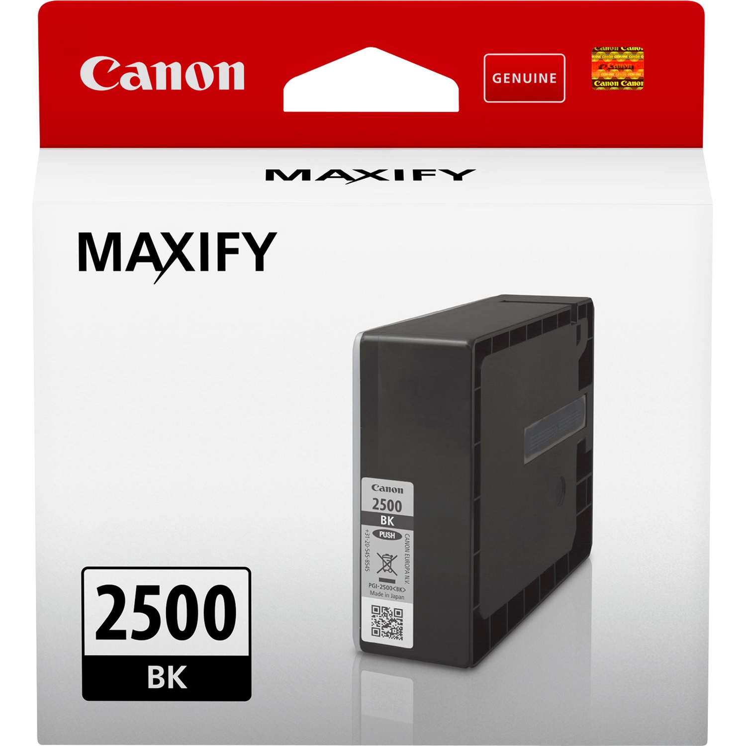 Canon Cartuccia d'inchiostro Nero PGI-2500BK 9290B001 - 29,1 ml, fino a 1000 pagine, compatibile con MAXIFY