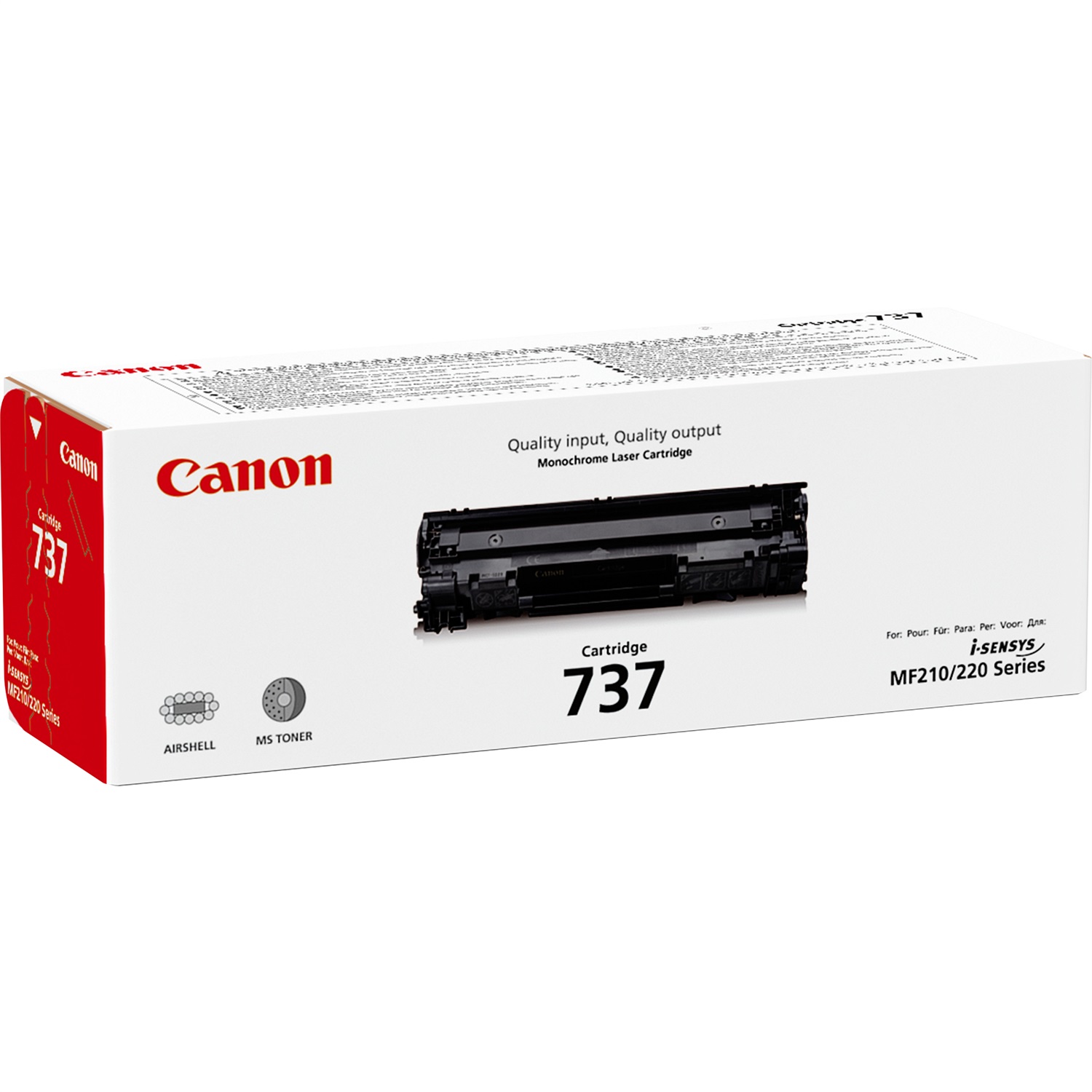 Canon Toner Nero 737 9435B002 - Fino a 2400 Pagine per Stampanti i-SENSYS