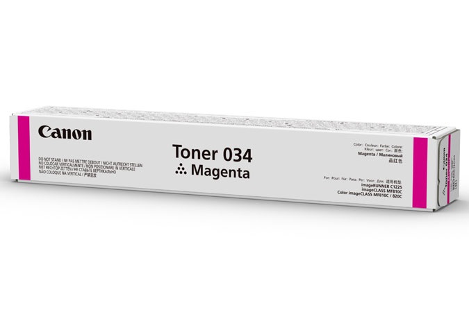 Canon 034 Cartuccia Toner Originale Magenta 7300 Pagine per ImageClass MF820Cdn/MF810Cdn e iR C1225iF