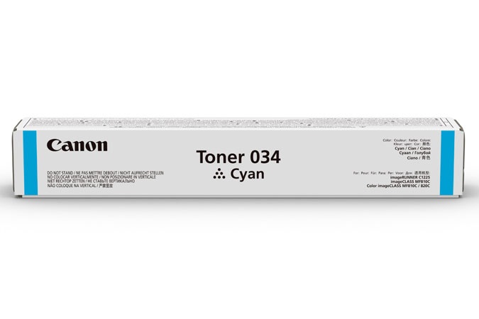 Canon Toner Originale 034 Ciano 7.300 Pagine per iR C1225iF - 9453B001