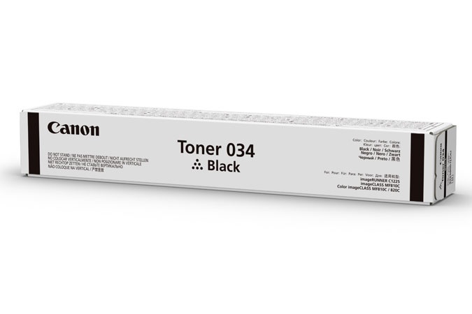 Canon 034 Cartuccia Toner Originale Nero - 12.000 Pagine - Compatibile con ImageClass MF810Cdn/MF820Cdn/iR C1200 Serie